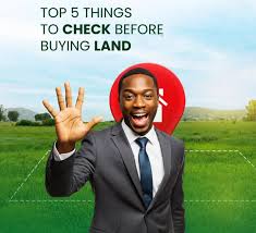 Buying land tips